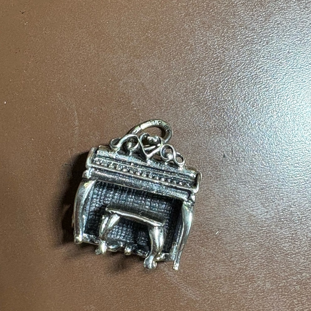 Vintage Beaucraft Sterling Silver Piano Charm